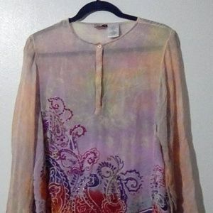 Paisley Tie dye Tunic